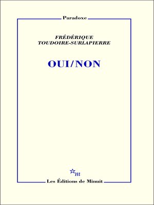 cover image of Oui / Non